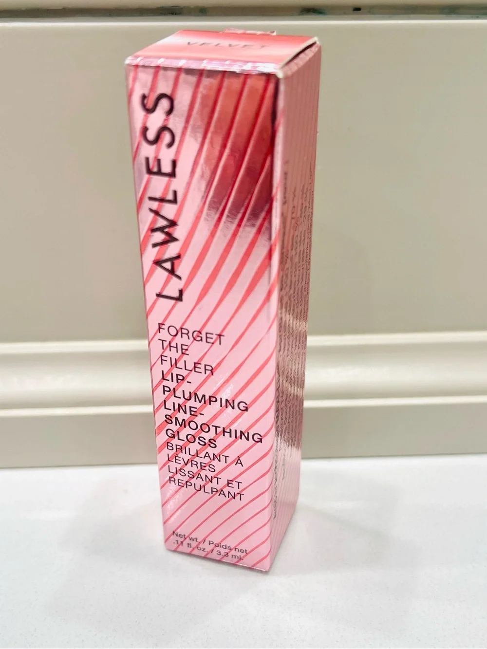 NEW! Lawless Forget the Filler Lip Plumping Lip Gloss NIB